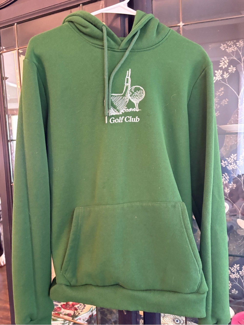 Golf Club Embroidered Green Hoodie Sweatshirt